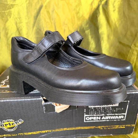 Dr. Martens Shoes - Vintage Dr. Martens Black Mary Jane Shoes Size 5